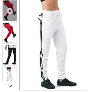 Weissman Unisex Striped Jogger Dance Pants
